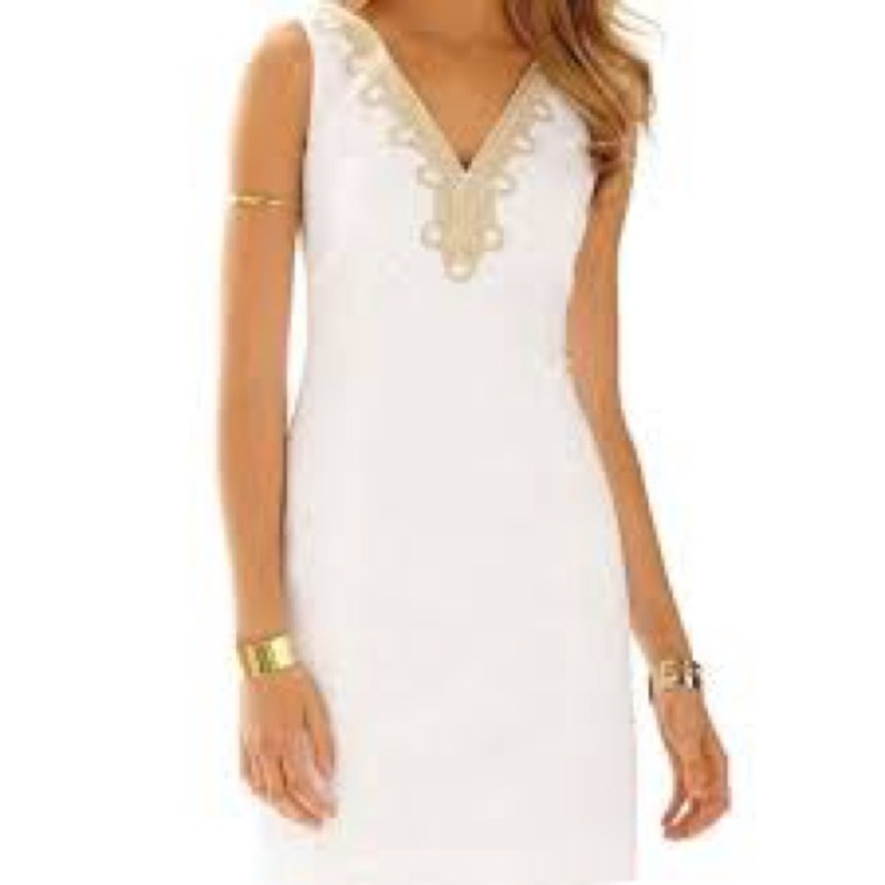 Lilly Pulitzer Bentley Shift Dress in Resort White